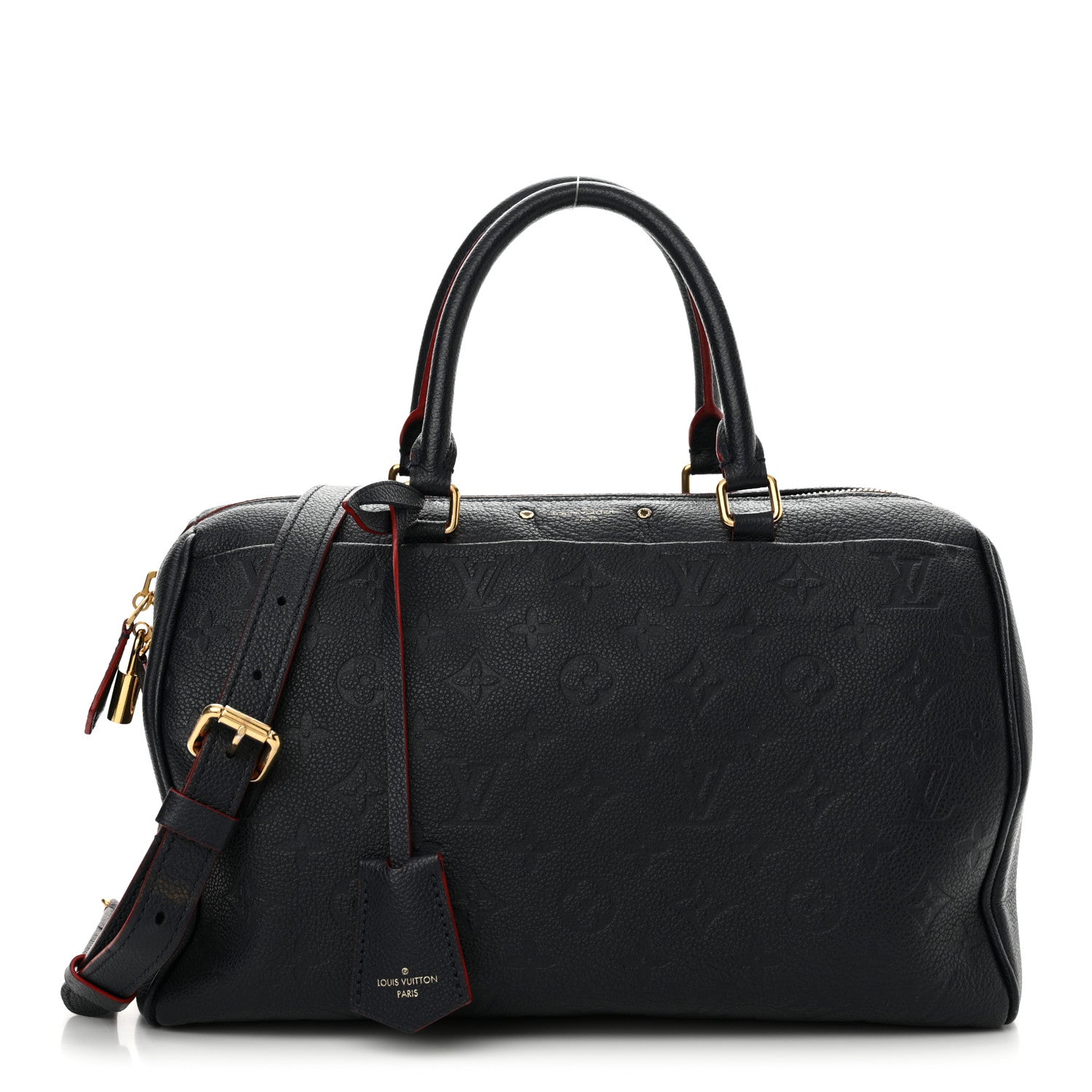 Louis Vuitton Empreinte Speedy Bandouliere 30 NM Marine Rouge 1 of 14
