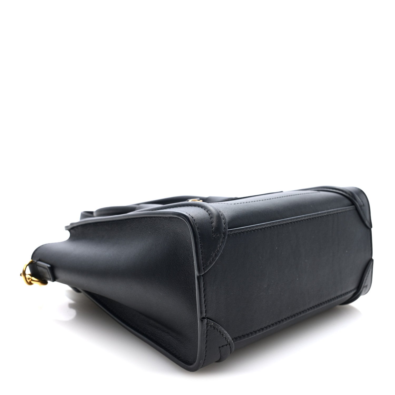 Celine Smooth Calfskin Nano Luggage Black 4 of 10