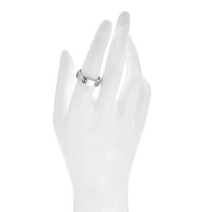 Cartier Platinum 5.5mm LOVE Ring 56 7.5 2 of 5