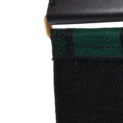 Christian Dior Canvas Embroidered Shoulder Strap Dark Green 8 of 8