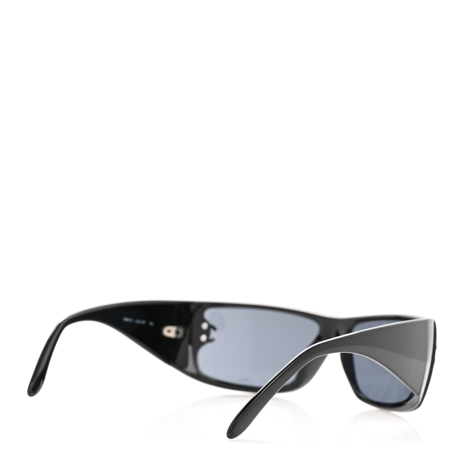 Chanel Acetate Shield Sunglasses 5088-B Black 4 of 8