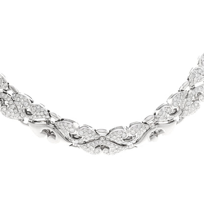 Bulgari Platinum Diamond Pave Nuvole Necklace 3 of 5