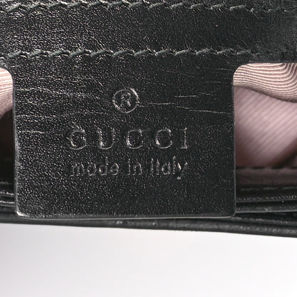 Gucci Vitello Palmellato Lux Small Arli Flap Shoulder Bag Black 6 of 13