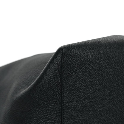 The Row Grained Calfskin Medium N/S Hook Tote Black 10 of 11
