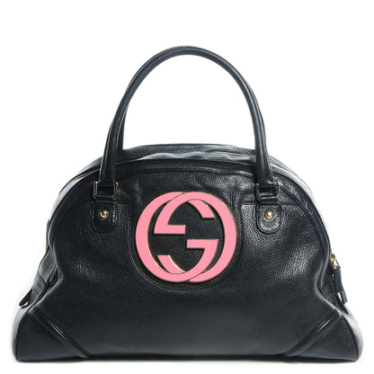 Gucci Leather Blondie Large Bowler Black 1 of 7