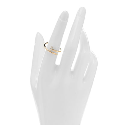 Cartier 18K Yellow Gold Diamond Small Juste Un Clou Ring 55 7.25 2 of 4