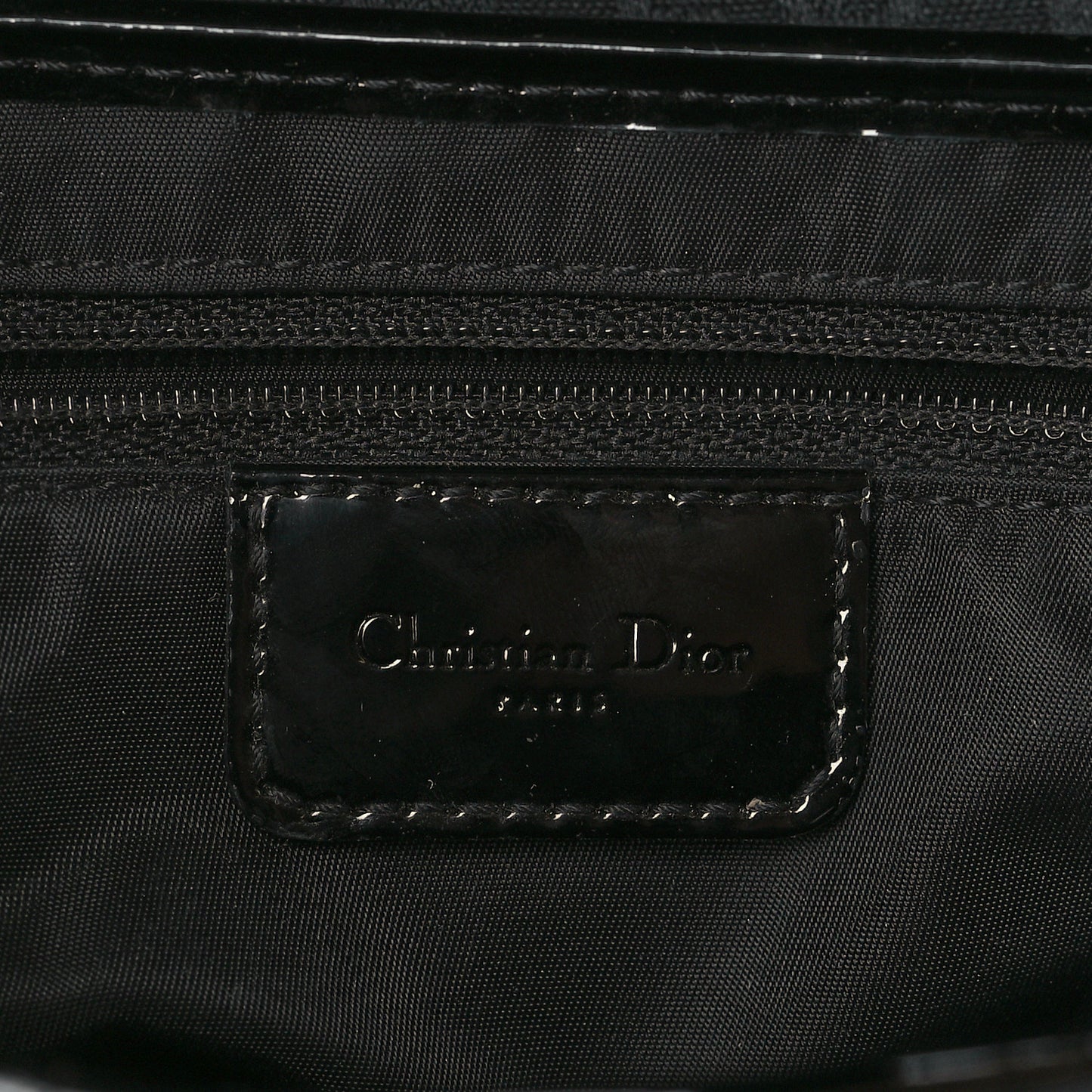 Monogram Saddle Bag Black