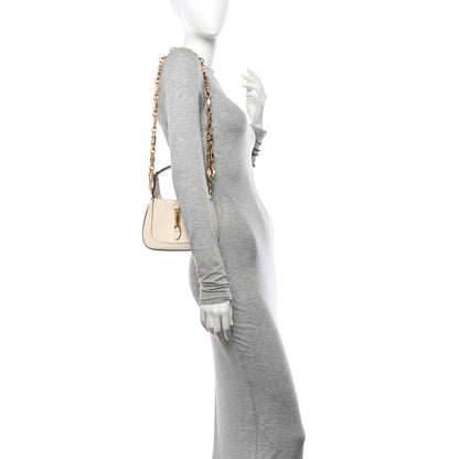 Gucci Patent Mini Jackie 1961 Crystal Hobo Mystic White 2 of 10