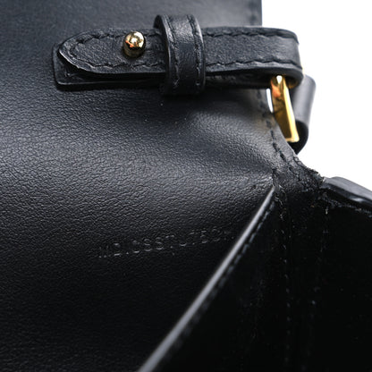 Burberry Calfskin Vintage Check New Hampshire Bag Black 8 of 11