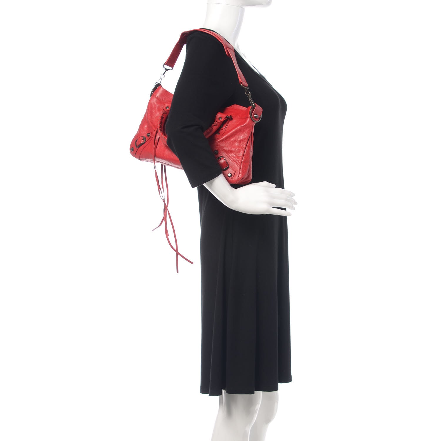 Balenciaga Agneau Classic Hardware First Rouge Coquelicot 2 of 12