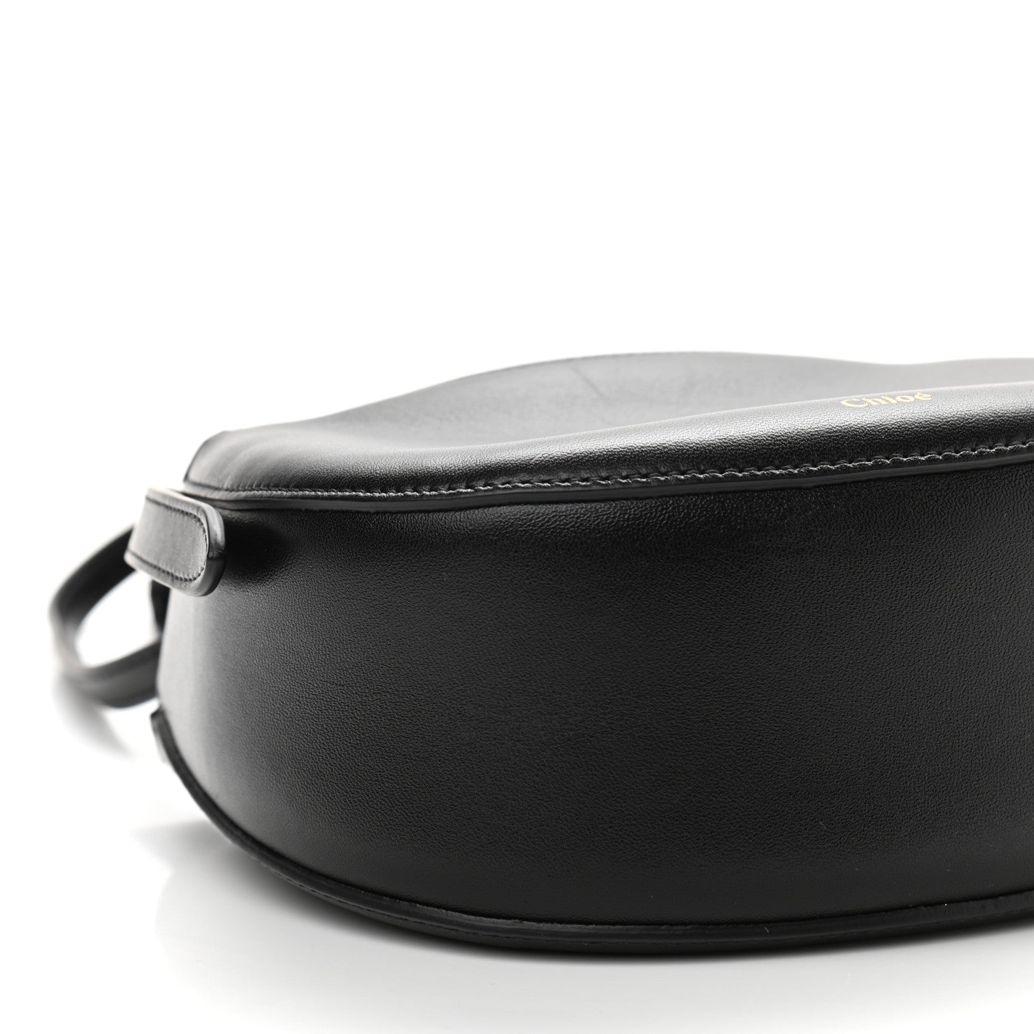 Chloe Small Grain Calfskin Kiss Bag Black 9 of 10