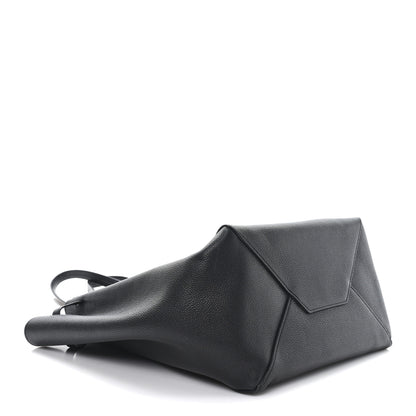 Celine Soft Grained Calfskin Small Belt Cabas Phantom Black 4 of 10