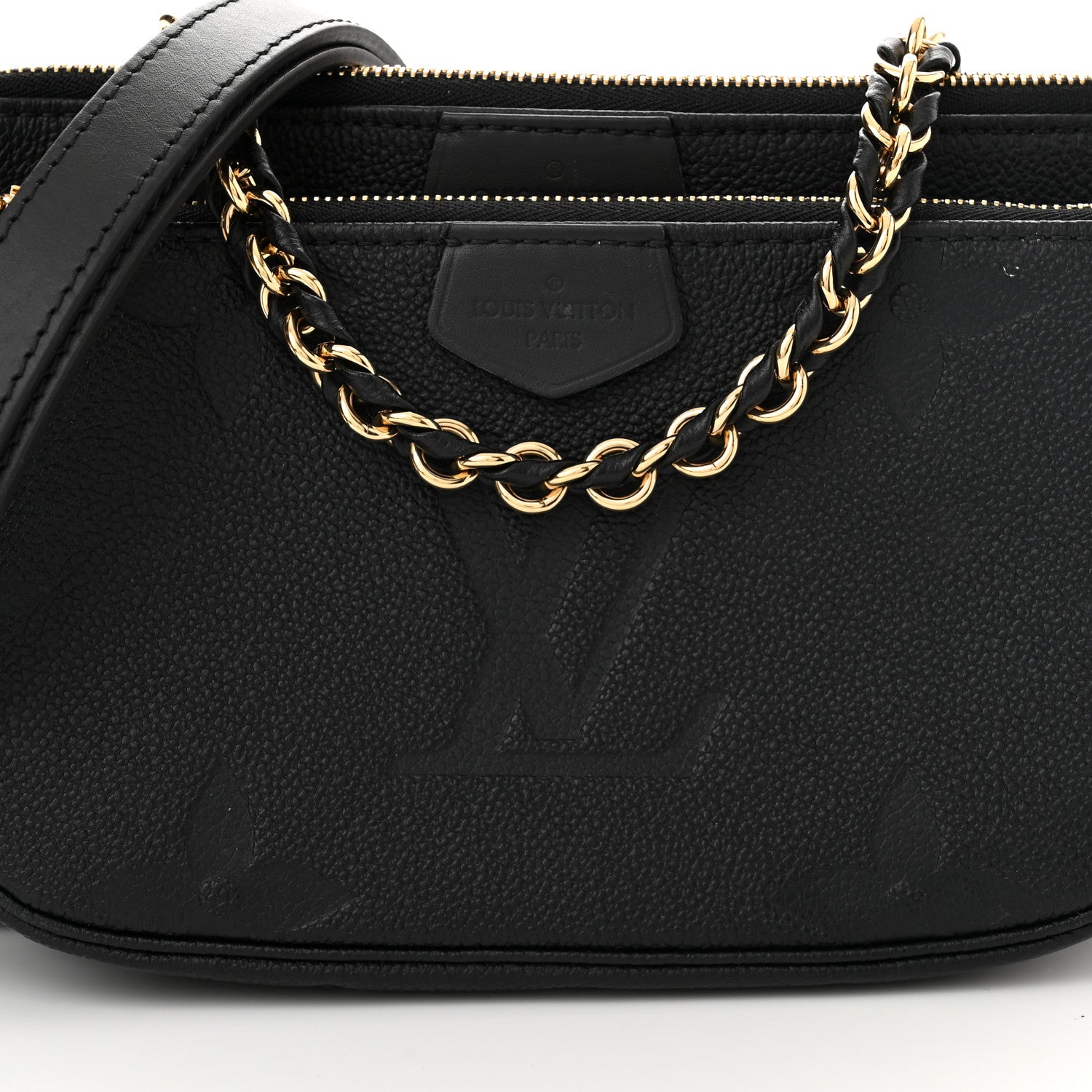 Louis Vuitton Empreinte Monogram Giant Multi Pochette Accessories Black 8 of 12