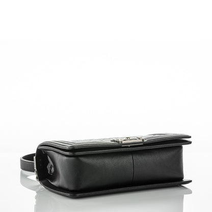 Chanel Caviar Quilted Medium Boy Flap Black 4 of 8