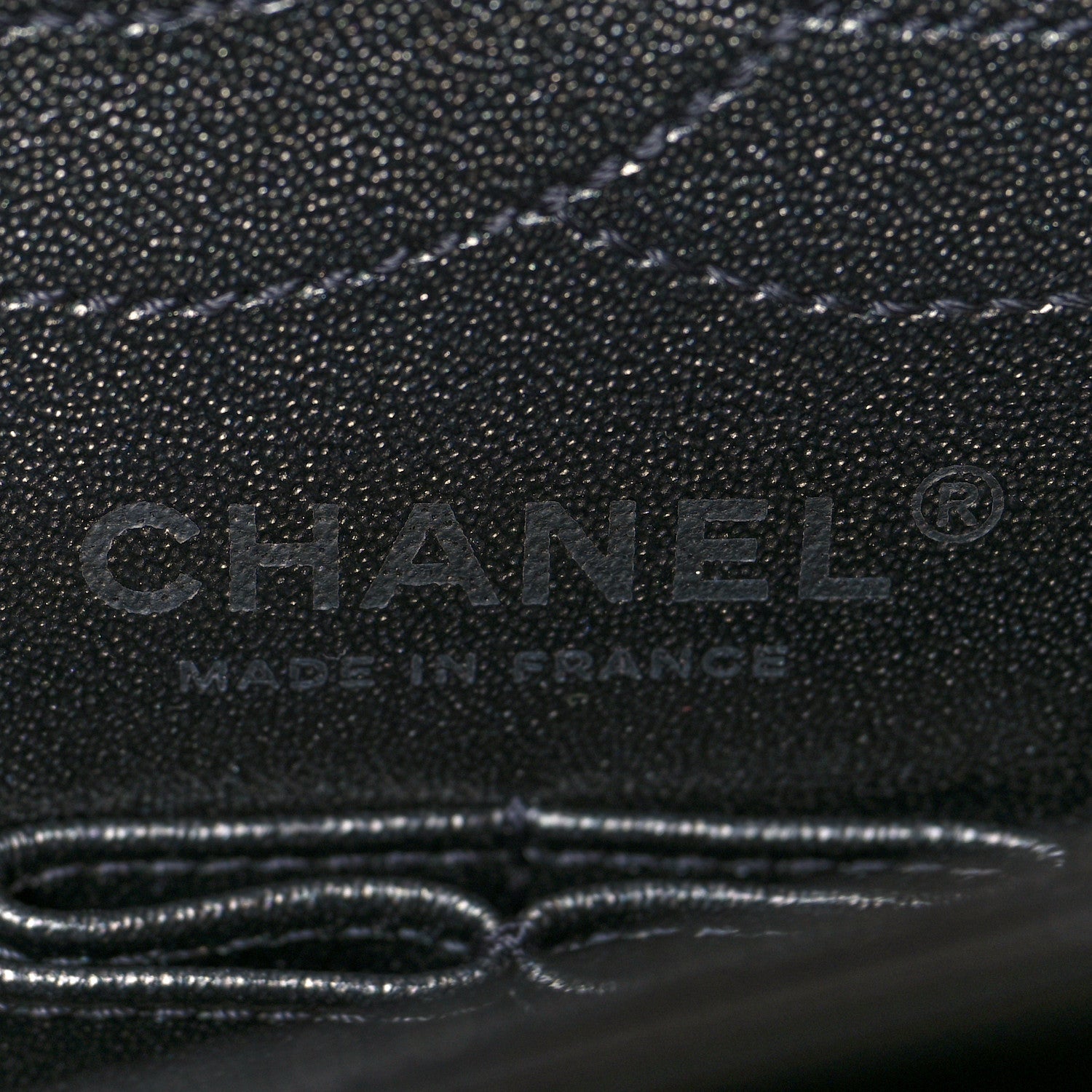 Chanel Metallic Sheepskin Quilted 2.55 Reissue 225 Flap Black 6 of 10