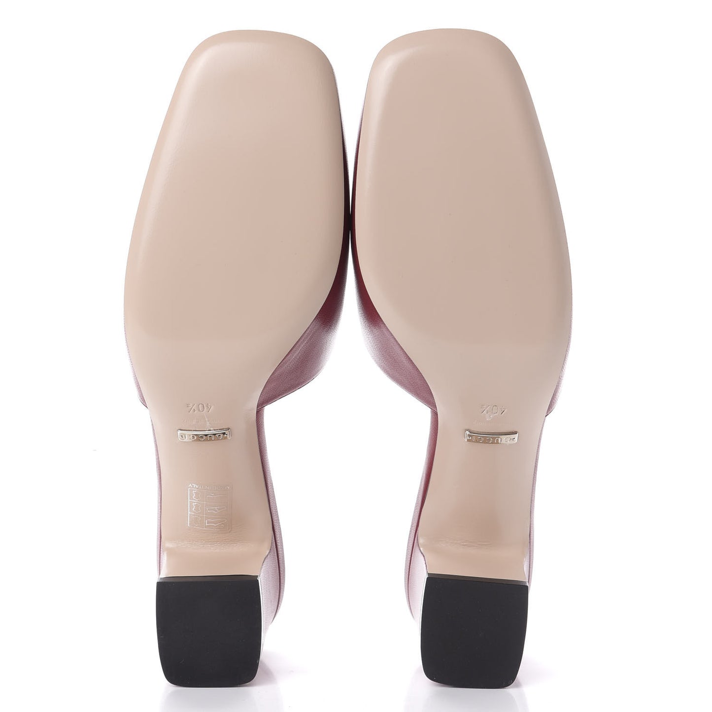 Malaga Kid Crystal Square G Madelyn Mules 40.5 Romantic Cerise