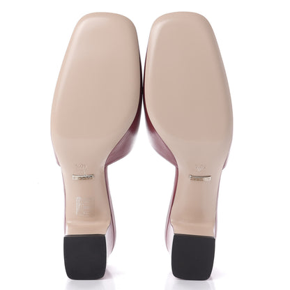 Gucci Malaga Kid Crystal Square G Madelyn Mules 40.5 Romantic Cerise 5 of 10