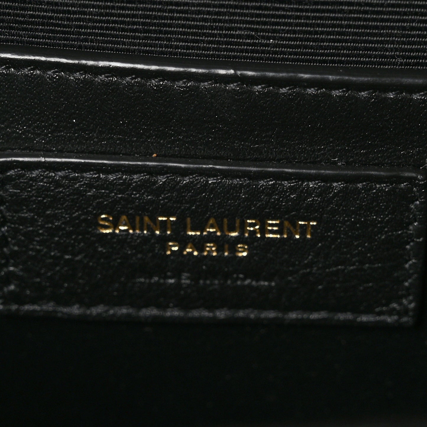 Grain De Poudre Textured Mixed Matelasse Triquilt Medium Monogram Satchel Black