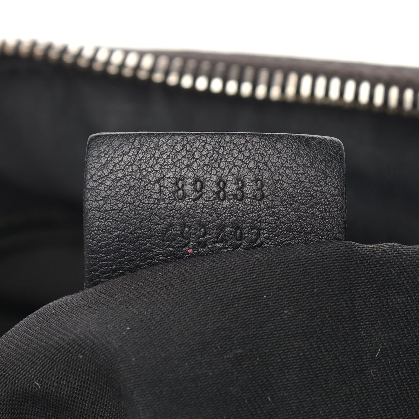 Guccissima Large D Gold Ring Hobo Black