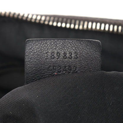 Gucci Guccissima Large D Gold Ring Hobo Black 6 of 18