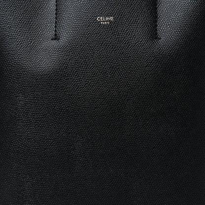 Celine Grained Calfskin Small Vertical Cabas Black 8 of 10