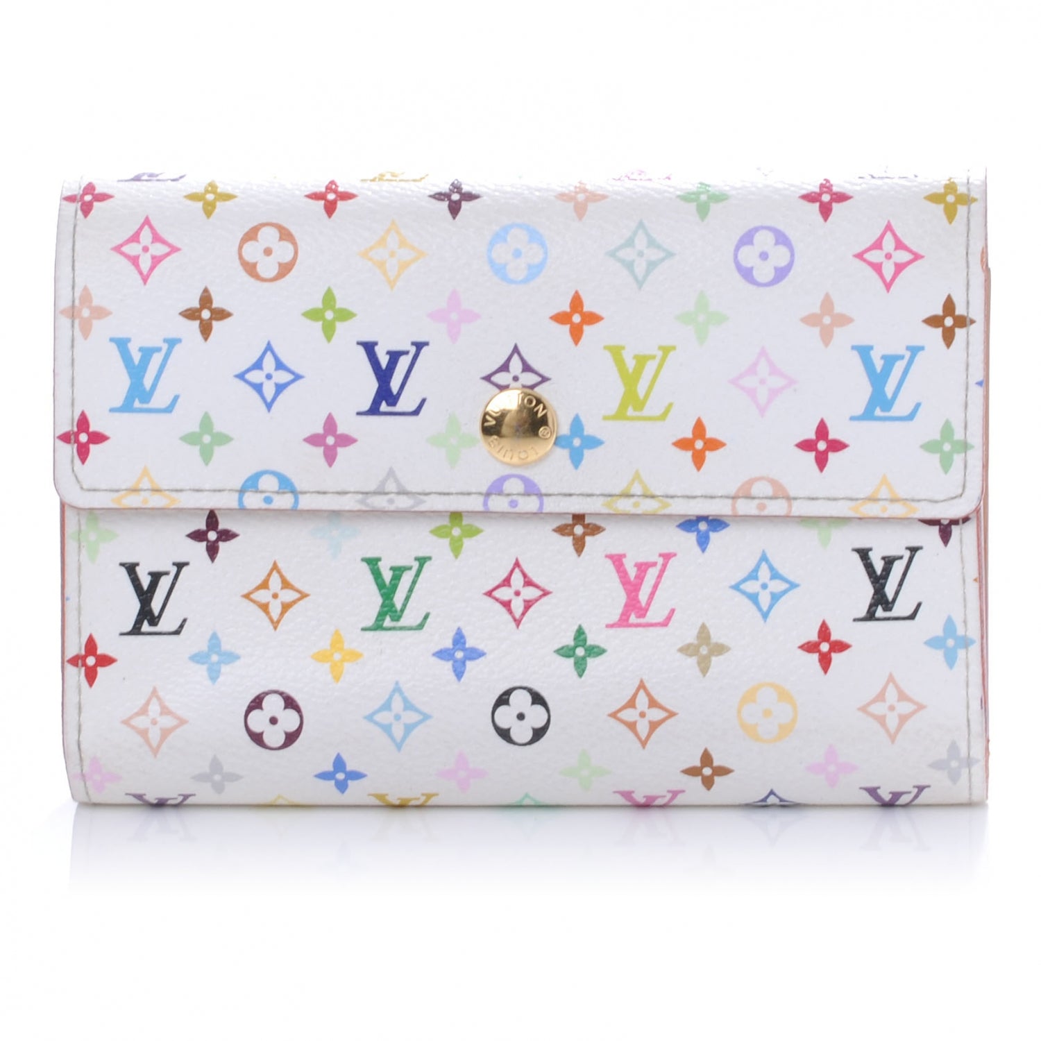 Louis Vuitton Monogram Multicolor Alexandra Wallet White 1 of 7