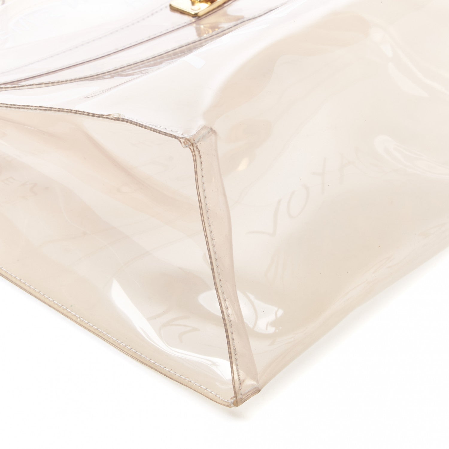 Hermes Vinyl Souvenir De L'Exposition Kelly Transparent 5 of 7