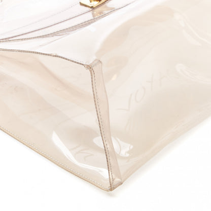 Hermes Vinyl Souvenir De L'Exposition Kelly Transparent 5 of 7