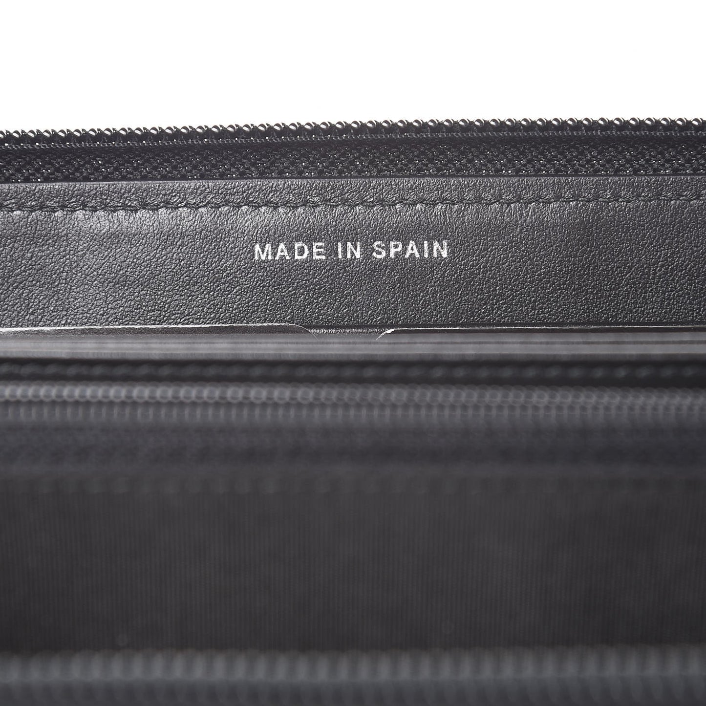 Caviar Quilted Boy Long Zip Around Wallet Black