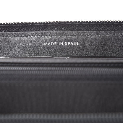 Chanel Caviar Quilted Boy Long Zip Around Wallet Black 7 of 9