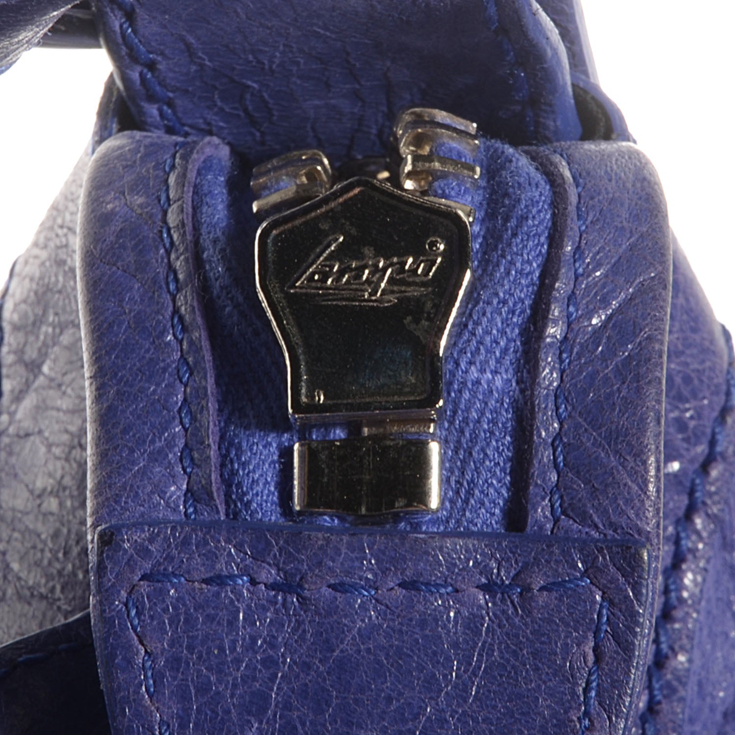 Balenciaga Agneau Giant 21 Silver Hardware Day Hobo Bleu Lavande 6 of 11