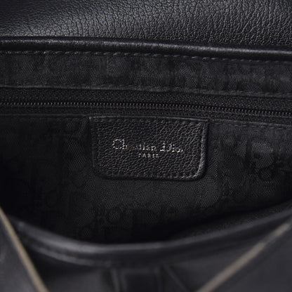 Christian Dior Calfskin Saddle Bag Black 6 of 16