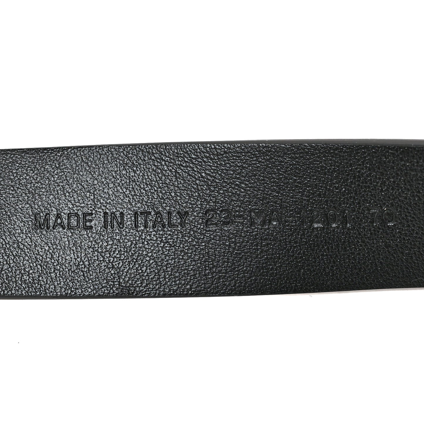 Calfskin CD Belt 70 Black