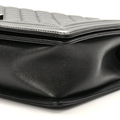 Chanel Caviar Quilted New Medium Boy Flap So Black 9 of 10