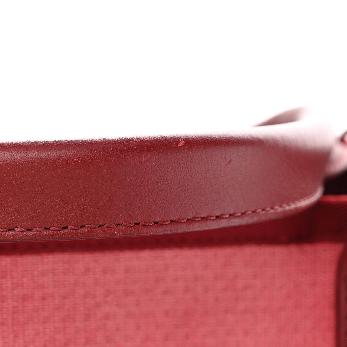 Canvas Medium Deauville Tote Red