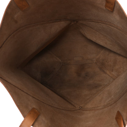 Loewe Shiny Calfskin Medium Puzzle Fold Tote Warm Desert 5 of 9