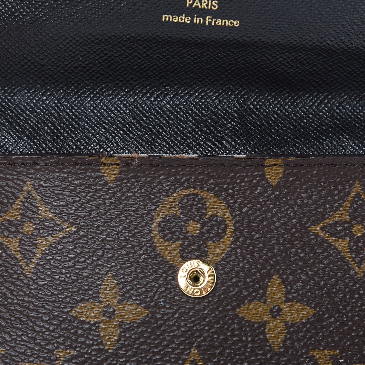 Monogram Daily Organizer Envelope Insert Black