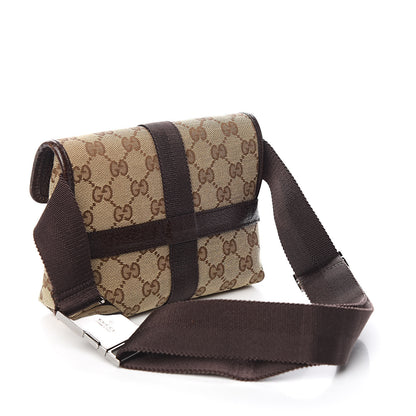 Gucci Monogram Waist Pouch Bag Dark Brown 3 of 10