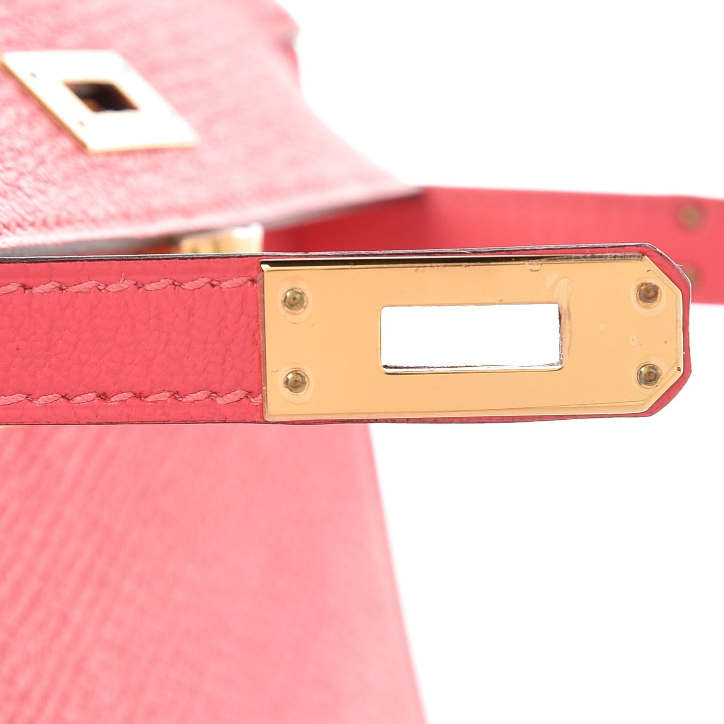 Chevre Mysore Mini Kelly Sellier 20 Rose Lipstick