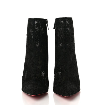 Christian Louboutin Lace Gipsybootie 100 Ankle Boots 35.5 Black 2 of 7