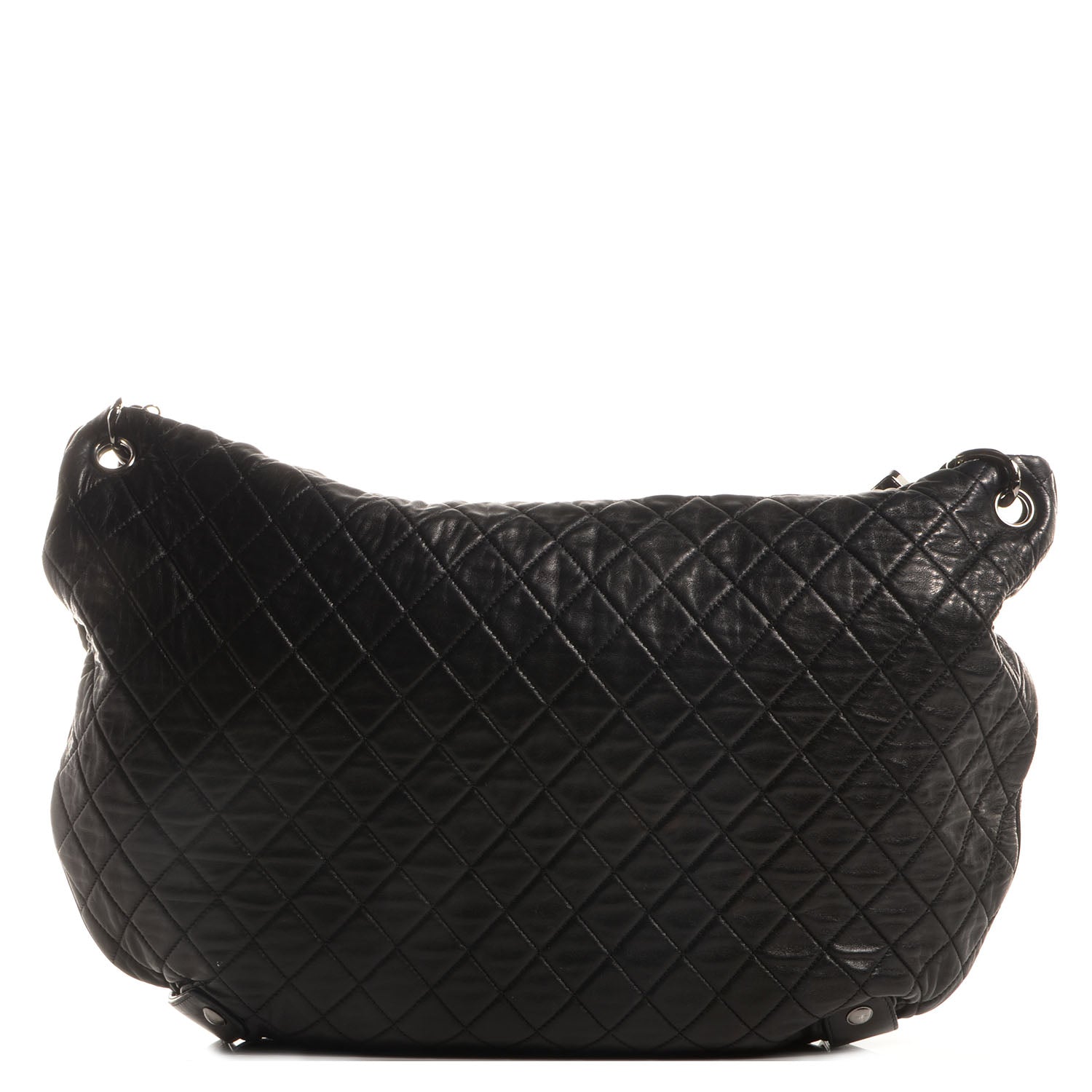 Chanel Lambskin Large Chain Mail Hobo Black 1 of 7