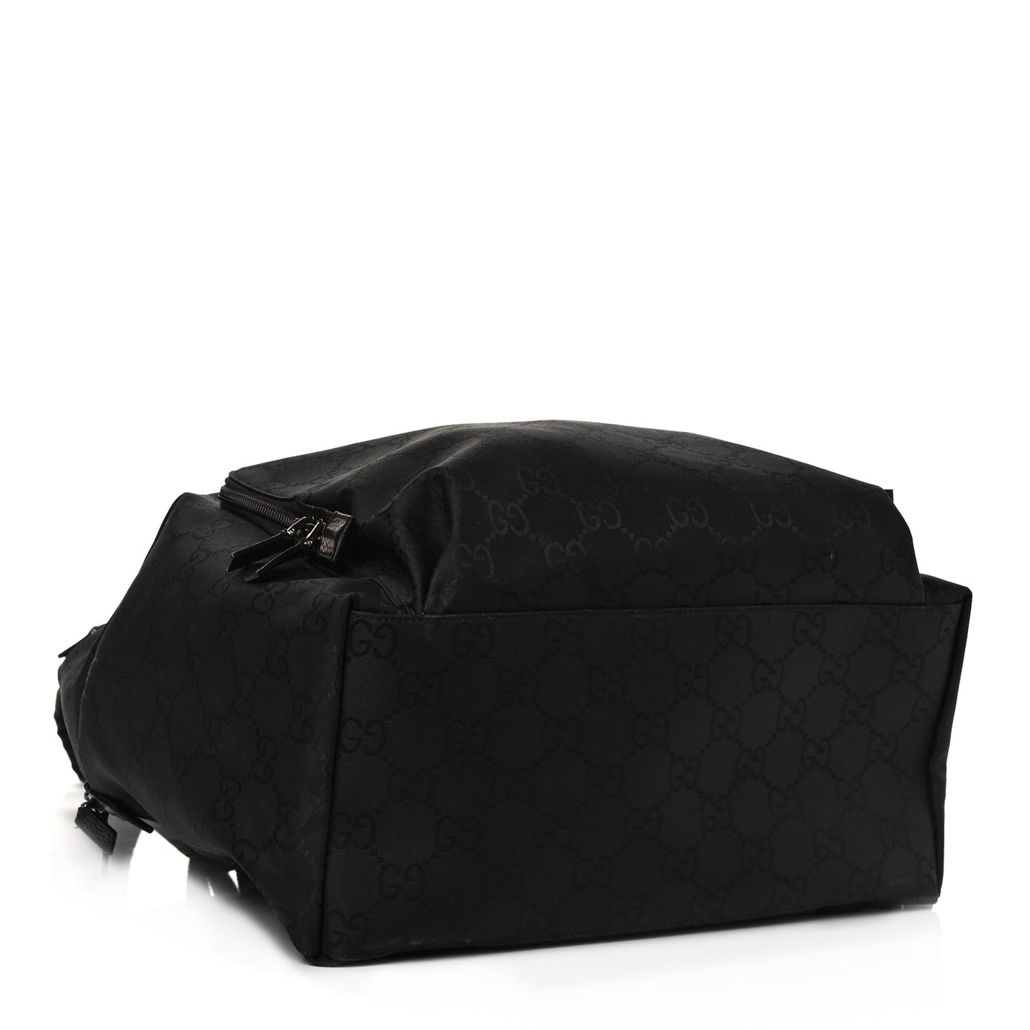 Nylon Monogram Medium Backpack Black