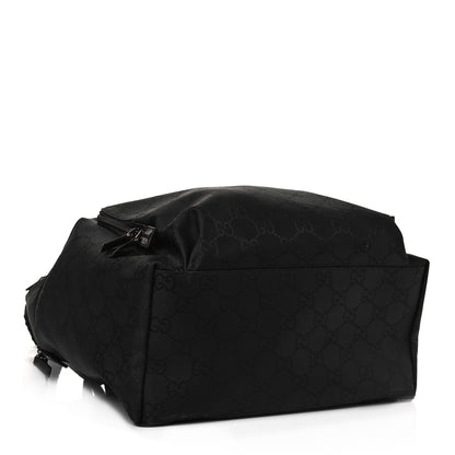 Gucci Nylon Monogram Medium Backpack Black 3 of 9
