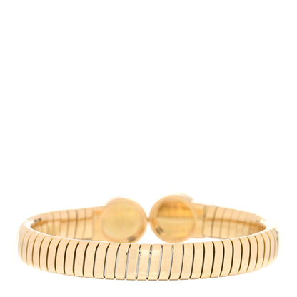 Bulgari BVLGARI 18K Yellow Gold Black Onyx Tubogas Bracelet 2 of 3