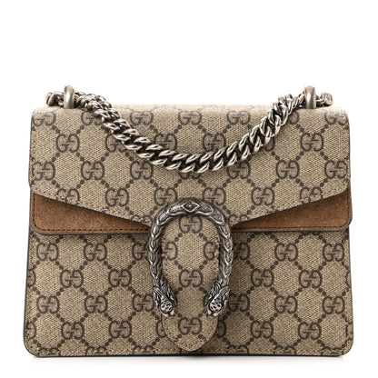 Gucci GG Supreme Monogram Mini Dionysus Shoulder Bag Taupe 1 of 11