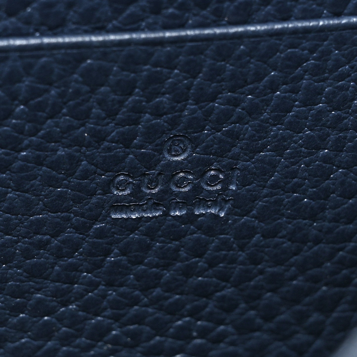 Dollar Calfskin Crystal Mini Dionysus Chain Wallet Blue Agata Black Diamond