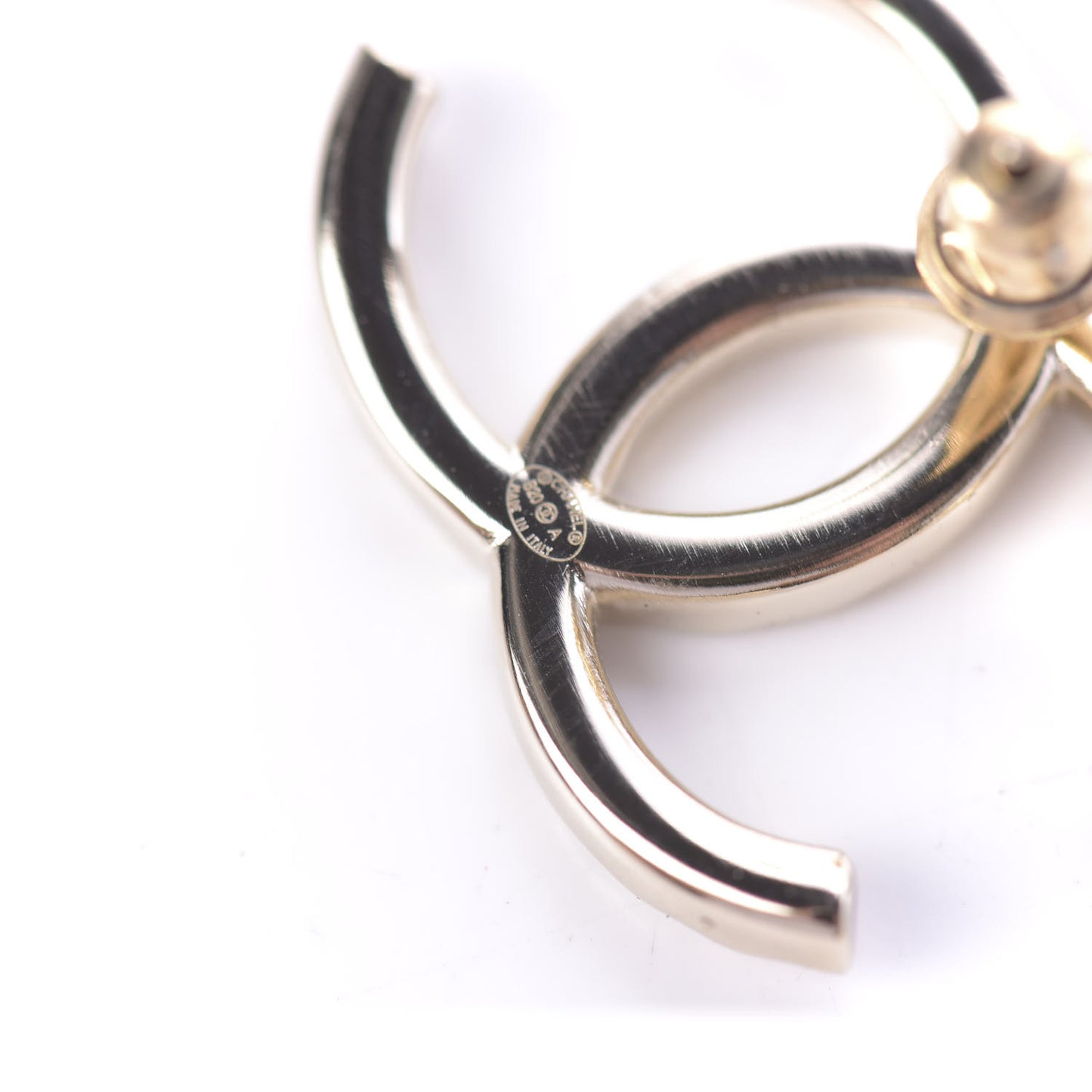 Baguette Crystal High Society CC Earrings Gold