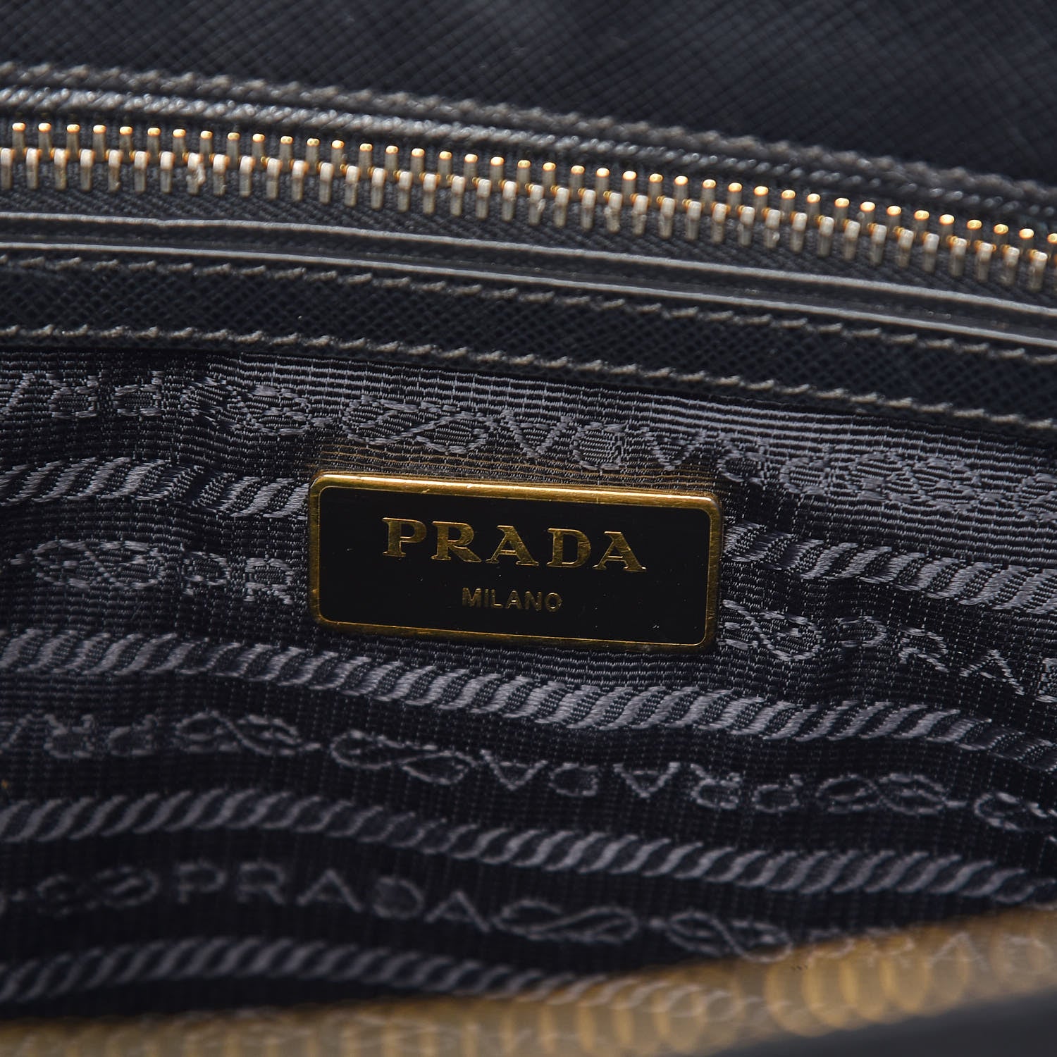 Prada Saffiano Small Galleria Double Zip Tote Black 7 of 10