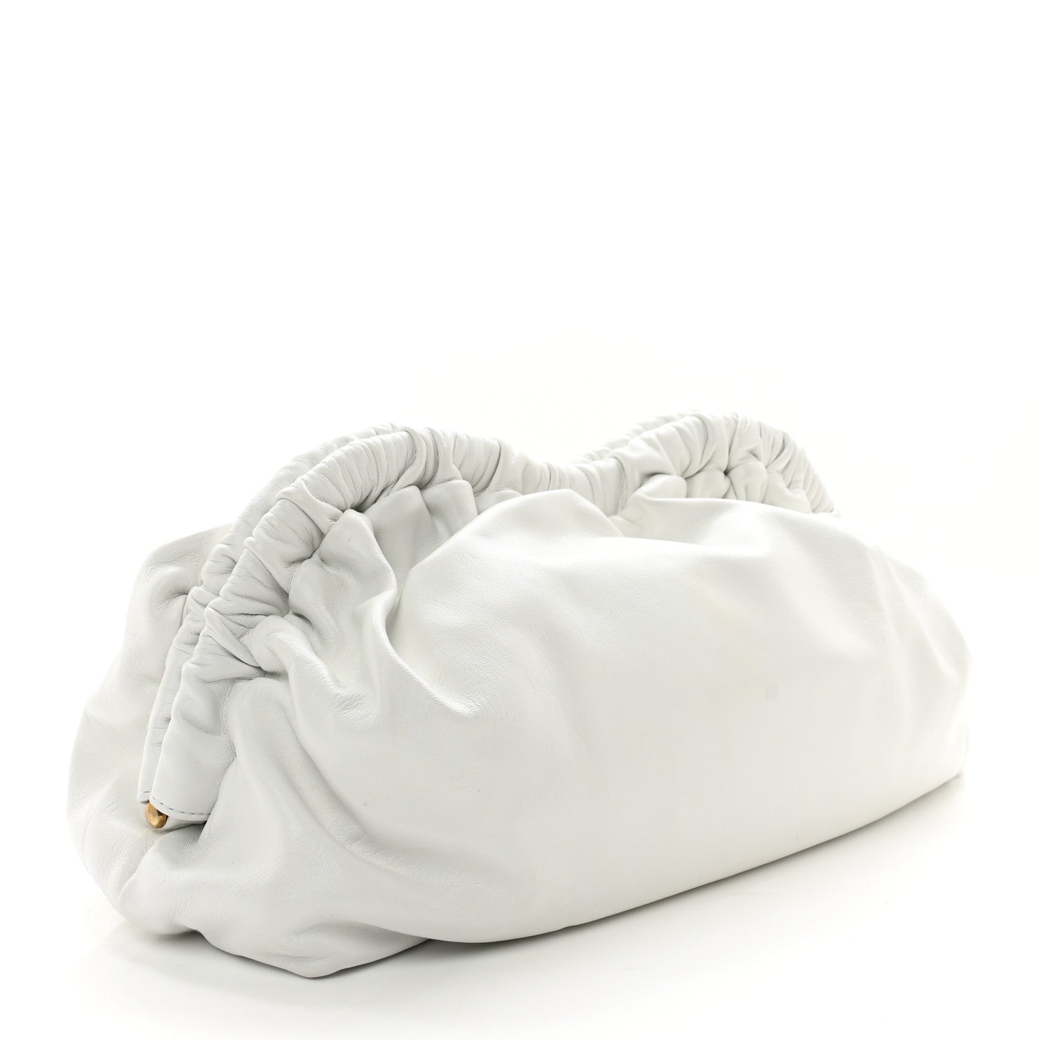Mansur Gavriel Lambskin Cloud Clutch White 3 of 9