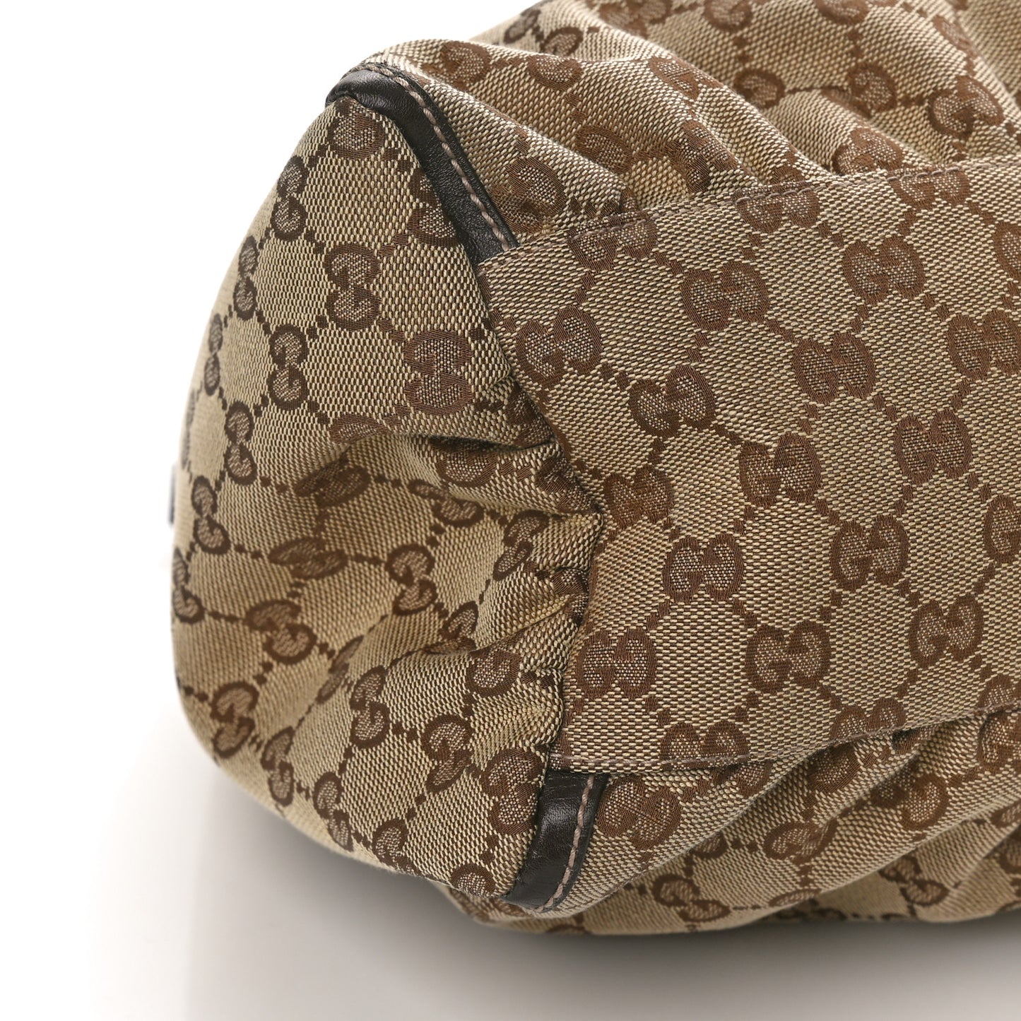 Monogram Large D Gold Hobo Dark Brown